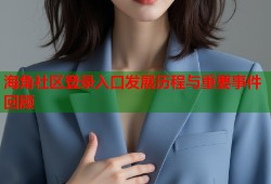 海角社区登录入口发展历程与重要事件回顾