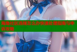 海角社区违规怎么办快速处理指南与申诉攻略