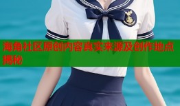 海角社区原创内容真实来源及创作地点揭秘