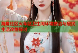 海角社区火车站卫生间环境整治与居民生活改善探讨
