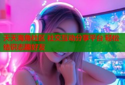 天天海角社区 社交互动分享平台 轻松结识志趣好友