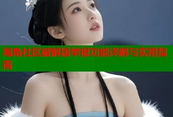 海角社区破解版举报功能详解与实用指南