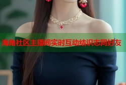 海角社区主播间实时互动结识志同好友