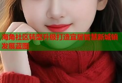 海角社区转型升级打造宜居智慧新城镇发展蓝图