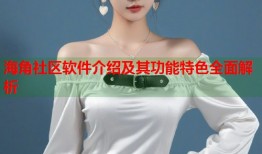 海角社区软件介绍及其功能特色全面解析