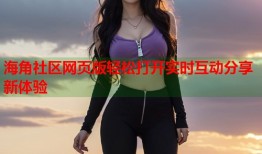 海角社区网页版轻松打开实时互动分享新体验