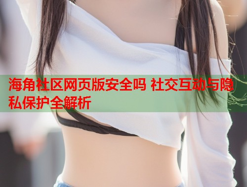 海角社区网页版安全吗 社交互动与隐私保护全解析