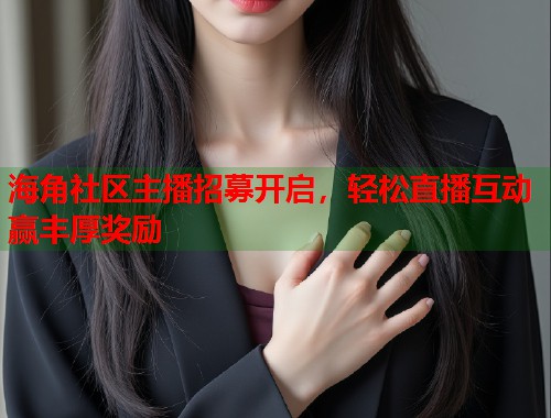 海角社区主播招募开启，轻松直播互动赢丰厚奖励