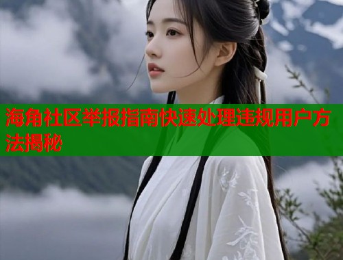 海角社区举报指南快速处理违规用户方法揭秘