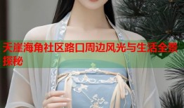 天崖海角社区路口周边风光与生活全景探秘