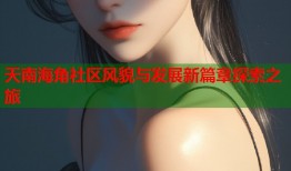 天南海角社区风貌与发展新篇章探索之旅