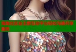 海角社区业主群互动平台轻松沟通共享服务