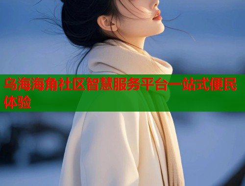 乌海海角社区智慧服务平台一站式便民体验