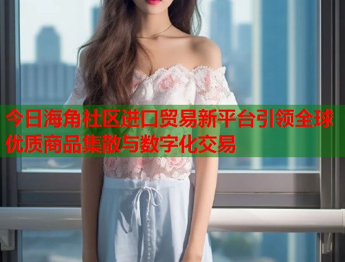 今日海角社区进口贸易新平台引领全球优质商品集散与数字化交易