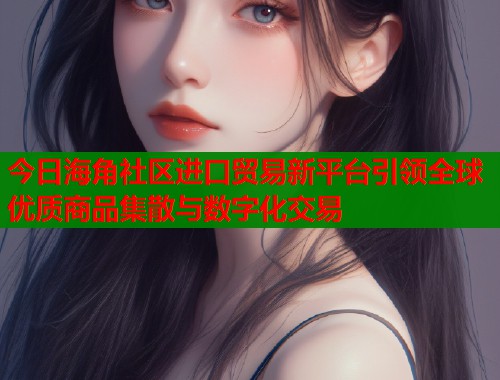 今日海角社区进口贸易新平台引领全球优质商品集散与数字化交易